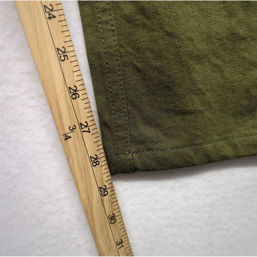 Gustin Jeans Mens 30x30 Military Green Slim Skinny Tapered Selvedge Denim - Picture 9 of 11